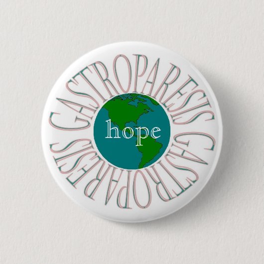 Gastroparesis Hoffnung Button (Vorderseite)