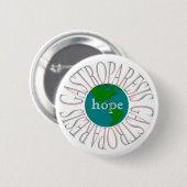Gastroparesis Hoffnung Button (Vorne & Hinten)