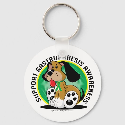 Gastroparesis Hund Schlüsselanhänger (Vorderseite)