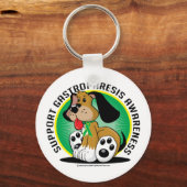 Gastroparesis Hund Schlüsselanhänger (Vorderseite)