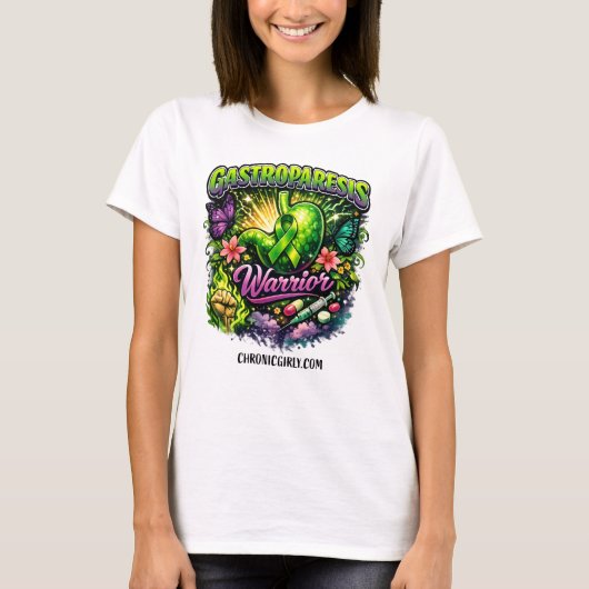 Gastroparesis Warrior T-Shirt (Vorderseite)