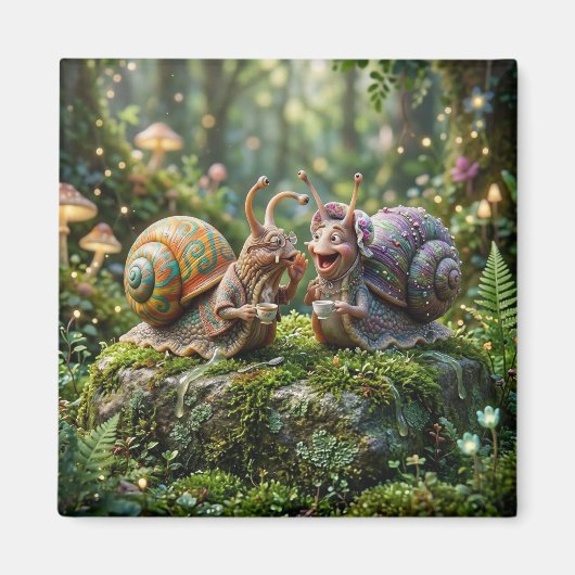 Gastropoden-Klatsch Magnet (Vorne)