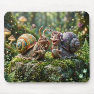 Gastropoden-Klatsch Mousepad