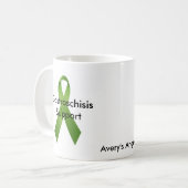 Gastroschisis Bewusstseins-Tasse Kaffeetasse (Vorderseite Links)