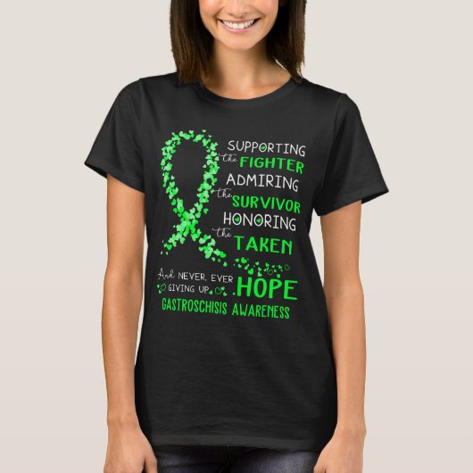 Gastroschisis Warrior Supporting Fighter T-Shirt (Vorderseite)