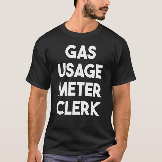 Gasverbrauchsmessgerät T-Shirt (Vorderseite)