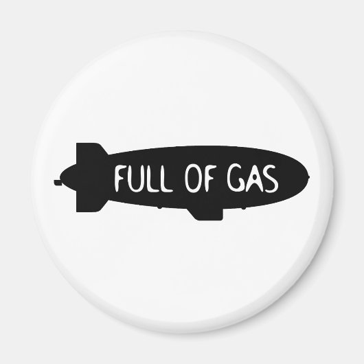 Gasvoll - Blimp Magnet (Vorne)