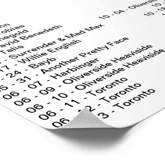 GASWERKE - 1980 POSTER (Ecke)