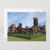 Gasworks Postcard Postkarte (Vorne/Hinten)