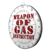 Gaszerstörungswaffen Dartscheibe (Vorderseite rechts)