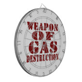 Gaszerstörungswaffen Dartscheibe (Vorderseite Links)