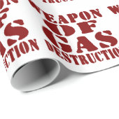 Gaszerstörungswaffen Geschenkpapier (Rolleneckpunkt)