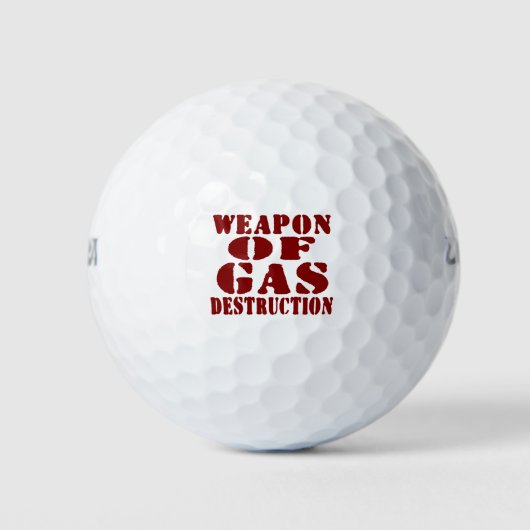 Gaszerstörungswaffen Golfball (Vorderseite)