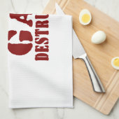 Gaszerstörungswaffen Handtuch (Viertel Falte)