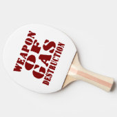 Gaszerstörungswaffen Tischtennis Schläger (Seitenansicht)