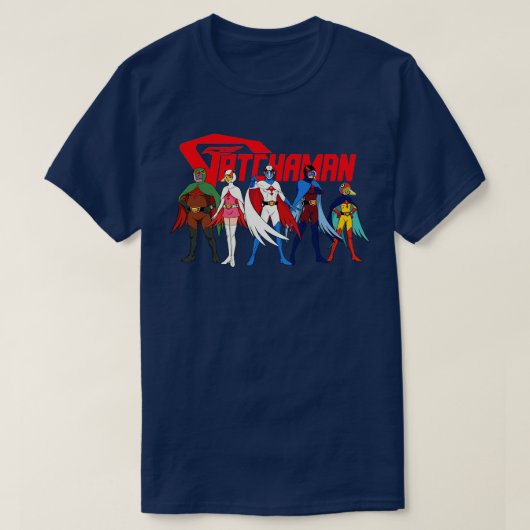 GATCHAMAN Battle of the Planets Exclusive T-Shirt (Design vorne)