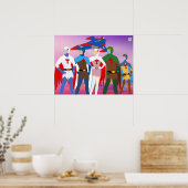 Gatchaman Minimal Style Poster (Küche)