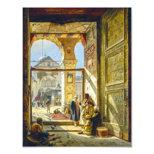 Gate Great Umayyad Mosque Damascus | Bauernfeind | Fotodruck (Vorne)