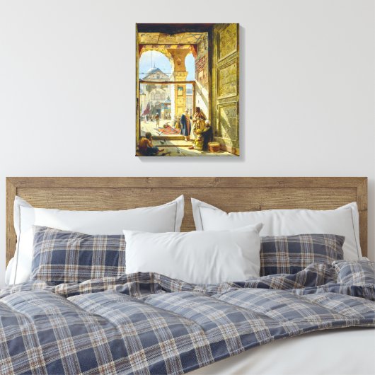 Gate Great Umayyad Mosque Damascus | Bauernfeind | Leinwanddruck (Insitu (Schlafzimmer))