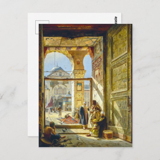 Gate Great Umayyad Mosque Damascus | Bauernfeind | Postkarte (Vorne/Hinten)