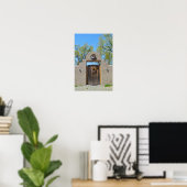 Gate in Adobe Wall, New Mexico Poster (Heimbüro)