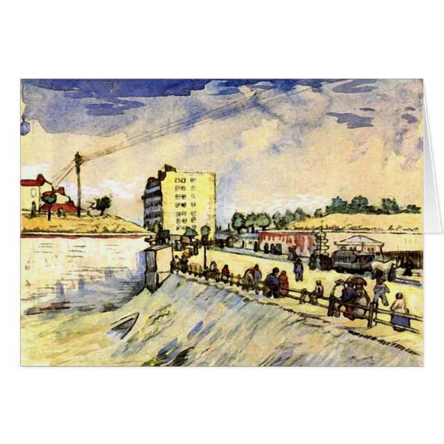 Gate in Paris Ramparts Van Gogh Fine Art (Vorderseite (Horizontal))