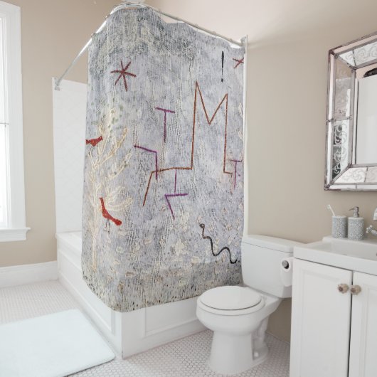 Gate K | Paul Klee | Duschvorhang (Beispiel)