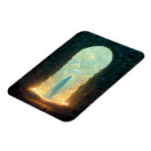 Gate of the Gods Fantasy Sci-Fi Art Magnet (Linke Seite)