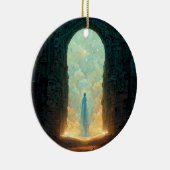 Gate of the Gods Fantasy Sci-Fi Keramik Ornament (Rechts)