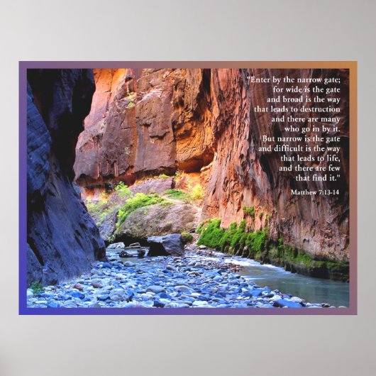 Gate Poster Print (Vorne)