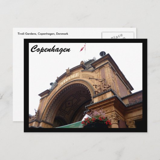 Gate Postkarte (Vorne/Hinten)