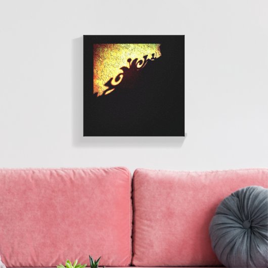 Gate Shadow Leinwanddruck (Insitu (Wohnzimmer))