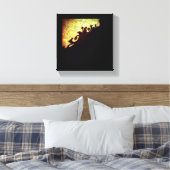 Gate Shadow Leinwanddruck (Insitu (Schlafzimmer))