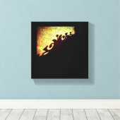 Gate Shadow Leinwanddruck (Insitu (Holzboden))