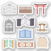 Gate Stickers Aufkleber (Vorderseite)