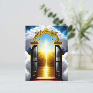 Gate-to-Heve Christlich Art Postkarte