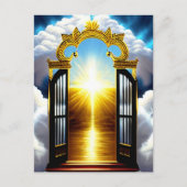 Gate-to-Heve Christlich Art Postkarte (Vorderseite)
