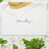 Gâteau Baskische Aquarell Geschirrtuch (Gefaltet)