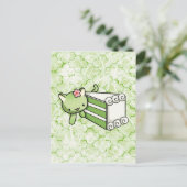 Gateau Matcha Kitty Postkarte (Stehend Vorderseite)