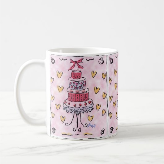 Gâteau Parisien Kaffeetasse (Links)