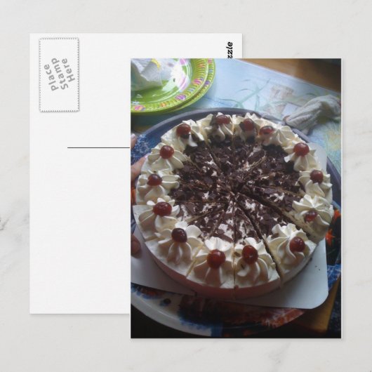 Gateau Postkarte (Vorne/Hinten)