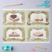 Gâteaux à la Crème Cake Decoupage Seidenpapier (Basteln)