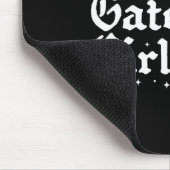 Gatekeep Girlboss Funny Bossbabe Feminist Meme Got Mousepad (Ecke)