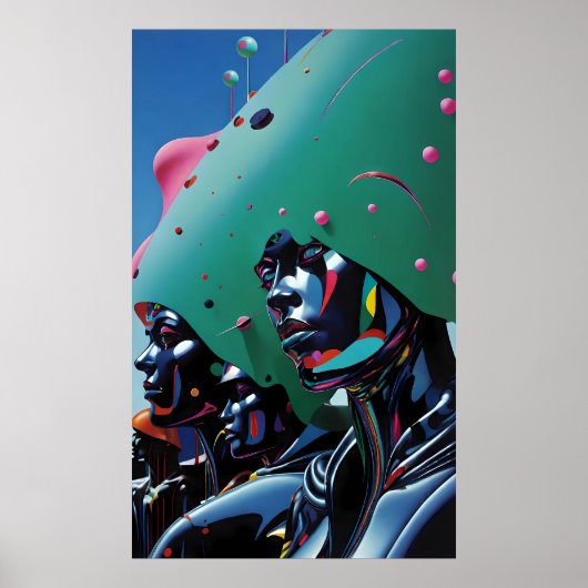 Gatekeeping the Arts - Ken Gage Surreal Poster (Vorne)
