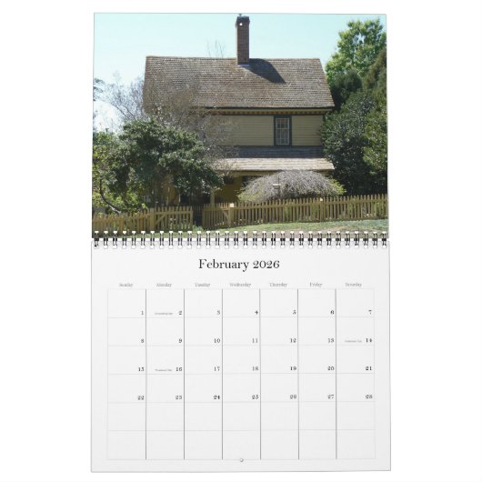 Gates and Fences of the USA calendar Kalender (Feb 2026)