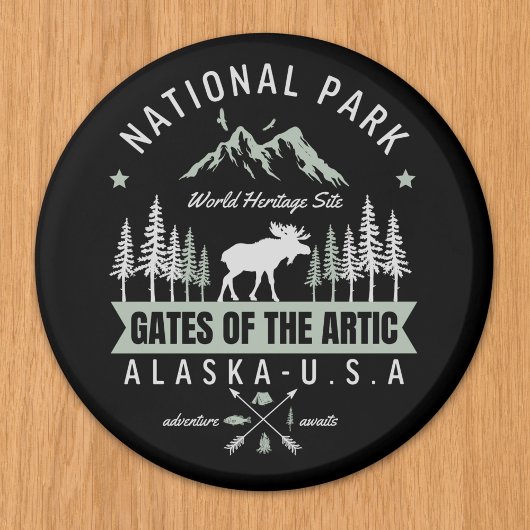 Gates of the Arctic – Moose and Forest Alask Magnet
