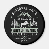 Gates of the Arctic – Moose and Forest Alask Magnet (Vorne)