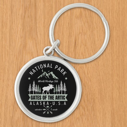 Gates of the Arctic – Moose and Forest Alask Schlüsselanhänger