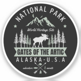 Gates of the Arctic National Park Alaska Aufkleber