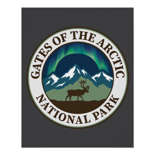 Gates of the Arctic National Park Poster (Vorderseite)